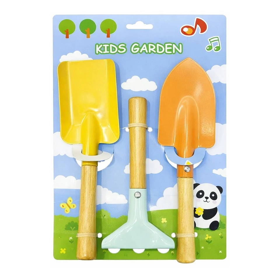 Juego de herramientas de jardín para niños de 3 piezas